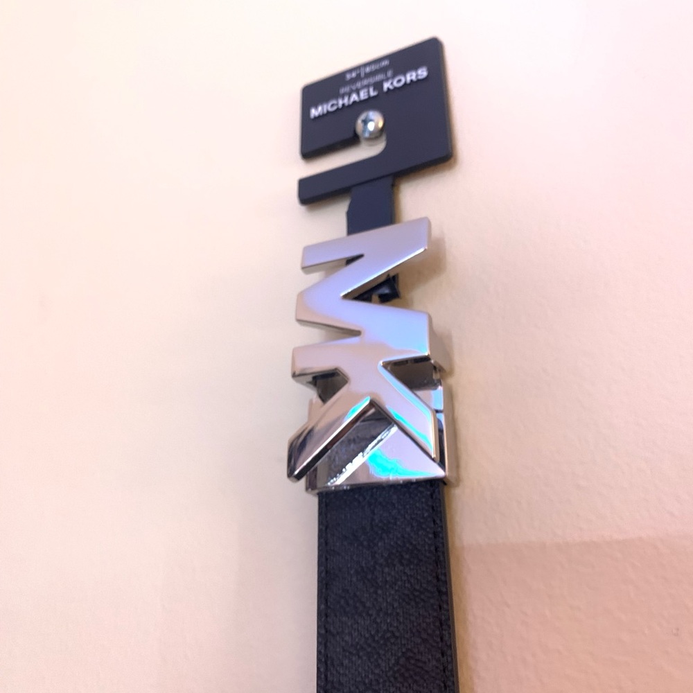 Michael Kors reversible logo unisex belt (sizes 34” & 32”)